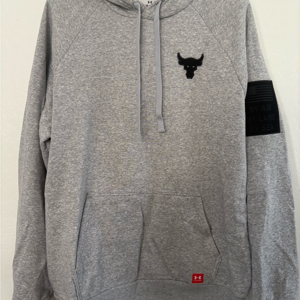 Under Armour Gray Hoodie with Black Details